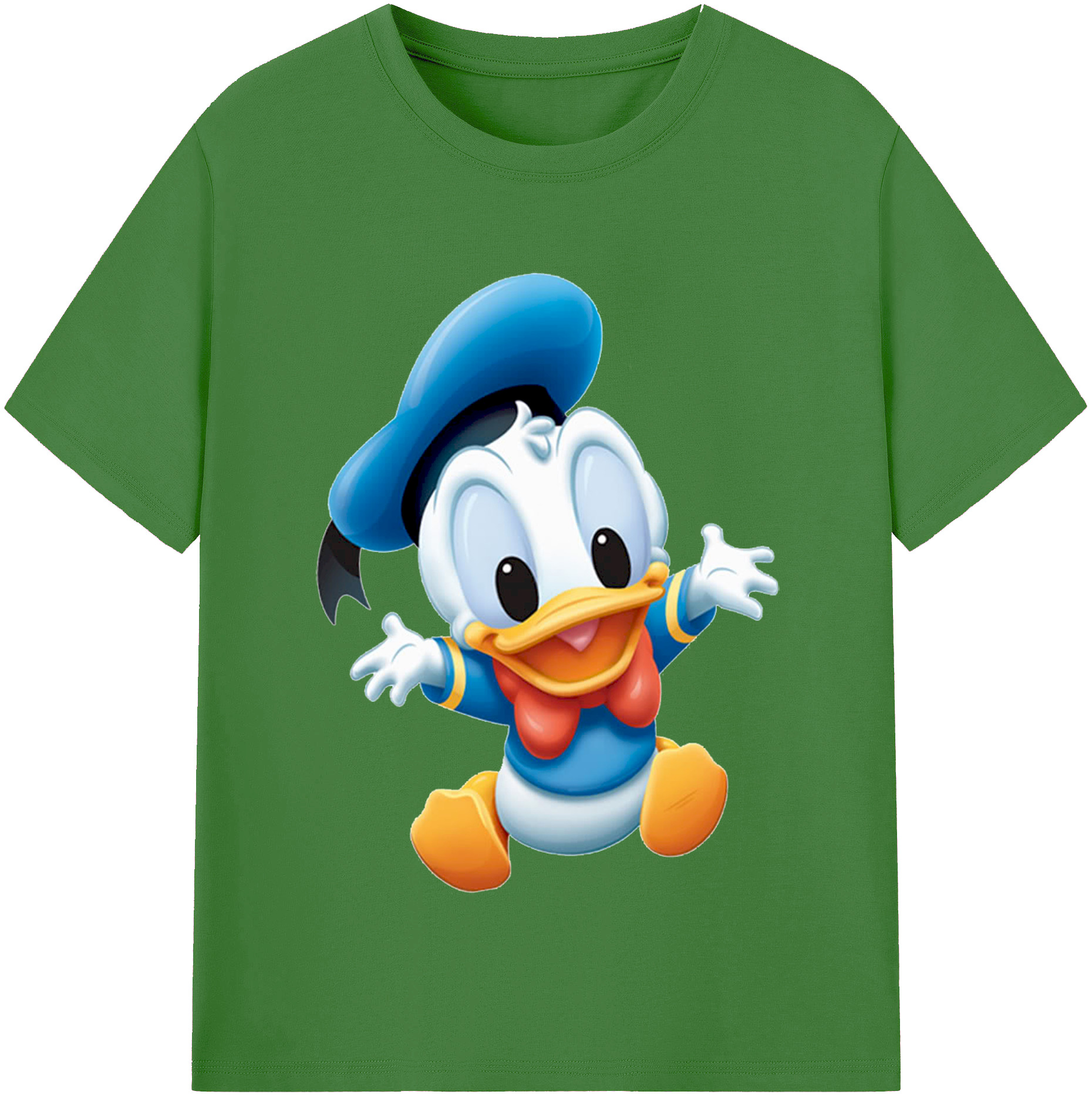 （画像用） ミッキーマウス Mickey Mouse レディースカジュアルプリントTシャツ（綿100％）
